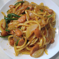 ラフロイグ31年's cooksnap of when they made もちもち！ナポうどん.