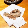 1000F's cooksnap of when they made レンジで！！秋刀魚や鯵の骨せんべい♪.