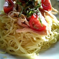 はる米's cooksnap of when they made 鶏とトマトの冷やし中華.