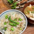 はーくんごーごー's cooksnap of when they made 混ぜるだけ簡単♡アスパラの混ぜご飯♡.