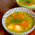 ルぴあ's cooksnap of when they made 簡単♡豆苗とキムチの味噌汁♡.