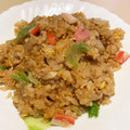 クックQPU4ZJ☆'s cooksnap of when they made あみ印炒飯の素を使った炒飯.