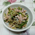 レオミウ's cooksnap of when they made もやしときゅうりのゆかり塩昆布あえ.
