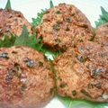 みぃ〜's cooksnap of when they made 餃子風☆にらモヤシバーグ.
