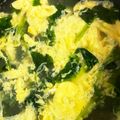 ×ハチ×'s cooksnap of when they made ＊三つ葉と卵のかきたまスープ.