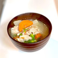 かっちゃん杉's cooksnap of when they made 残ったお惣菜のきんぴらで作る 簡単！豚汁.
