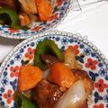か～ぽ☆'s cooksnap of when they made 簡単！酢豚風彩り野菜肉だんご.