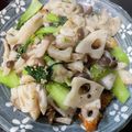 ＭＩ−ＳＡＮ's cooksnap of when they made 簡単一品♪れんこんとチンゲンサイの炒め物.