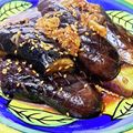 スーちん☆彡's cooksnap of when they made 簡単！焼きなす♪美味しいごまにんにくだれ.