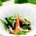mielle's cooksnap of when they made 三つ葉とかにかまの白だし和え.