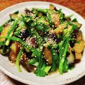 ちゃちゃまる26's cooksnap of when they made 時短で簡単母の味お茄子とニラの甘辛炒め.