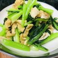oji3cook's cooksnap of when they made お弁当作り置き☆小松菜と油揚げのお浸し.