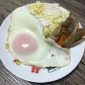 みりん調味料's cooksnap of when they made トロトロ美味しい♡半熟目玉焼き.