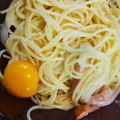 とろけい's cooksnap of when they made ☆簡単我が家のカルボナーラ☆無駄なく全卵.