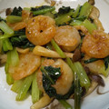 Runru☆'s cooksnap of when they made 小松菜とエビの炒め物.