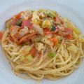 すぴにゃんでぃ's cooksnap of when they made トマトとセロリのさっぱり☆パスタ.