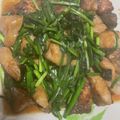 クックSEDTQS☆'s cooksnap of when they made ニラとブリの炒め.