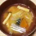 わたさな2016's cooksnap of when they made 南瓜・白菜の味噌汁♪.