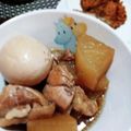 ひっこ's cooksnap of when they made 居酒屋風♡鶏肉と大根の甘辛煮.