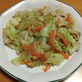 55才のおじさん's cooksnap of when they made 中華丼や中華焼きそばに、中華風野菜炒め♪.