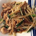 ベティ３'s cooksnap of when they made にんにく味でご飯が進む！豚ニラもやし.