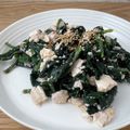 monmon1219's cooksnap of when they made 簡単♪春菊の白あえ.