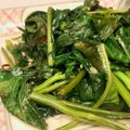ハチ子母さん's cooksnap of when they made 空芯菜のガーリック炒め.