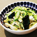 Dellaたん's cooksnap of when they made 白菜・キュウリとわかめのごまあえ♪.