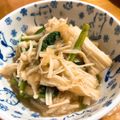 chaiko５'s cooksnap of when they made えのきとほうれん草のおろしポン酢和え♡.
