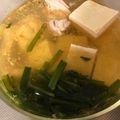 ☆ichika＊☆'s cooksnap of when they made 鶏肉ニラの胡麻鍋♪冷え性に簡単漢方薬膳.