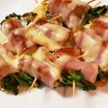 acomomo's cooksnap of when they made かいわれ大根のベーコン巻き.