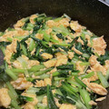 mimimo0511's cooksnap of when they made 2分で1品！小松菜と卵のオイスター炒め.