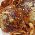 ☆milch☆'s cooksnap of when they made ワンパン 簡単 煮込みハンバーグ.