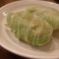 iyo＊'s cooksnap of when they made 餃子・焼売の残ったタネはキャベツで巻々♪.