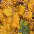 mmmayyyu's cooksnap of when they made かぼちゃとひき肉の甘辛炒め.