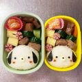 Chaaa_room's cooksnap of when they made コロンと♪わんちゃんおにぎり＊キャラ弁.