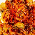 りんごのあめちゃん's cooksnap of when they made れんこんと里芋のピリ辛炒め.
