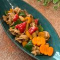 なつき☆ミ's cooksnap of when they made 豚肉と彩り野菜の中華炒めカレー風味.