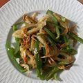 ヌーシ's cooksnap of when they made 竹輪とピーマン、乾海老のマヨ醤油ソテー.