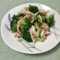 コムギ大好き's cooksnap of when they made ブロッコリーとささみとくるみのサラダ.