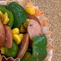 こっちゃんず's cooksnap of when they made お弁当☆ピーマン・ウインナー・コーン炒め.