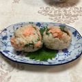 明日の風☆'s cooksnap of when they made 焼鮭と大葉の混ぜご飯.