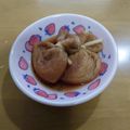 クックIB081K☆'s cooksnap of when they made レンジで簡単！もち巾着の甘辛煮.