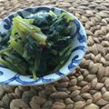 Jaye's cooksnap of when they made 簡単！ピリ辛！小松菜の胡麻薫る豆板醤和え.