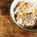 カズ形33's cooksnap of when they made ホクホクピリリ☆豚肉と蓮根の炊き込みご飯.