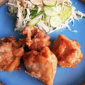 ＠ももこ's cooksnap of when they made 我が家の定番、ジューシー鶏の唐揚げ.