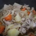 クックるん☆戦隊's cooksnap of when they made 麺つゆだけで！簡単肉じゃが.