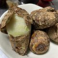 のほさん。's cooksnap of when they made 里芋の下ごしらえ、皮がつるん.