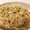 しゅんしゅんパパ's cooksnap of when they made 簡単☆きゅうりともやしのごまツナ醤油和え.