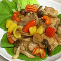 yummy?'s cooksnap of when they made 鶏肉ときのこのオイスターレモンバター炒め.